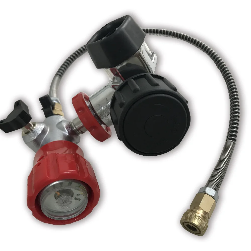 AC103201 Paintball Tank Carbon 3L 4500Psi 300Bar Pcp Diving Mini Scuba Gun Rifle Condor Air Tank With Valve And Filling Station