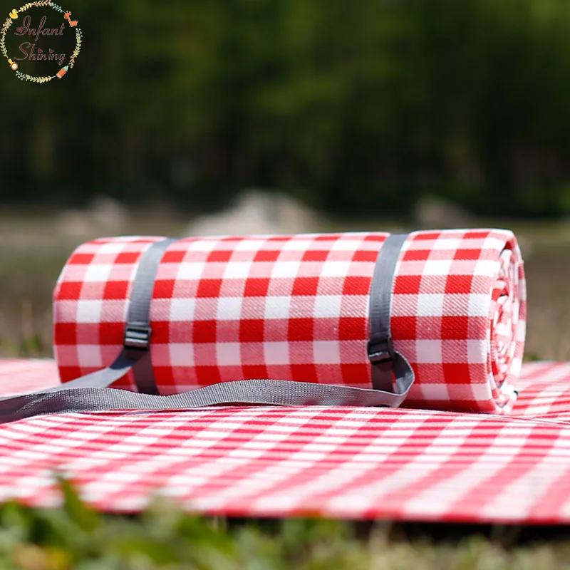 Пикник Коврики Кемпинг Одеяло ребенка ползать 5 мм (0.2 дюйма) Толщина машинная