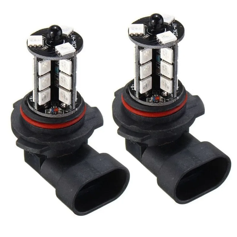 Проводакция! 2 шт. 9005 5050 светодиодный 27 SMD RGB автомобильный головной светильник