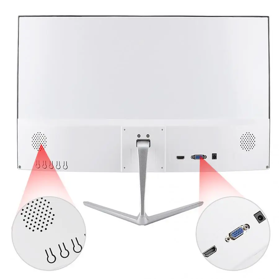 23,8 дюймов 1920*1080 HDMI VGA компьютерный экран дисплей игровой телевизор HD монитор Горячая Распродажа