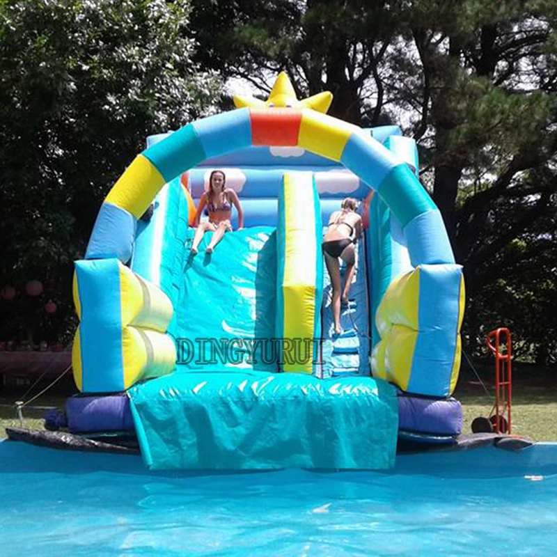 PVC inflatable slide in water bouncer for sale | Спорт и развлечения