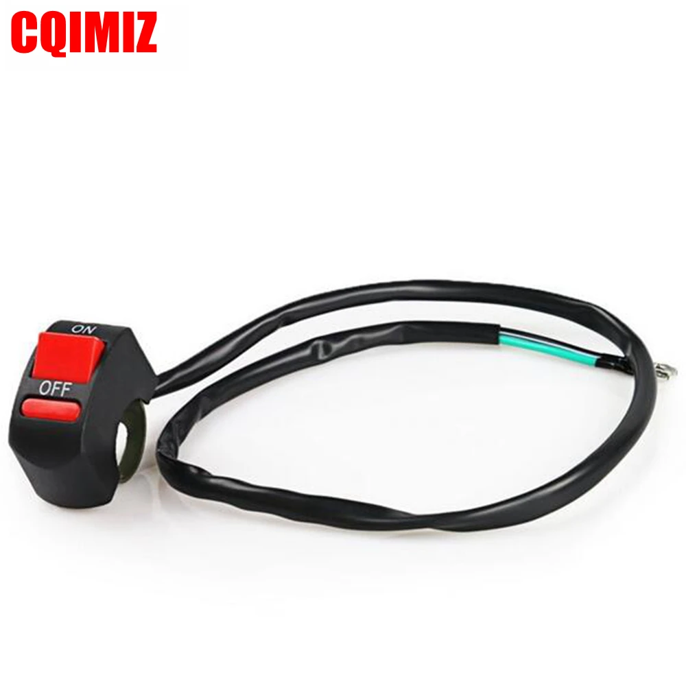 Универсальная кнопка включения/выключения на руль мотоцикла 22 мм | Автомобили и