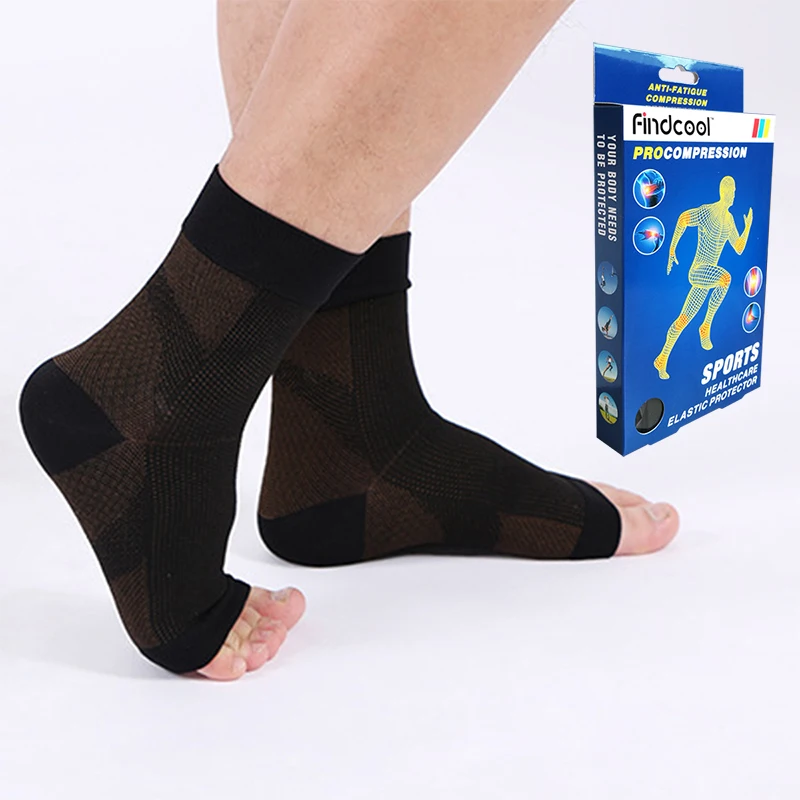 Findcool спорт поддержка лодыжки эластичные Скоба протектор Спорт Баскетбол Бег