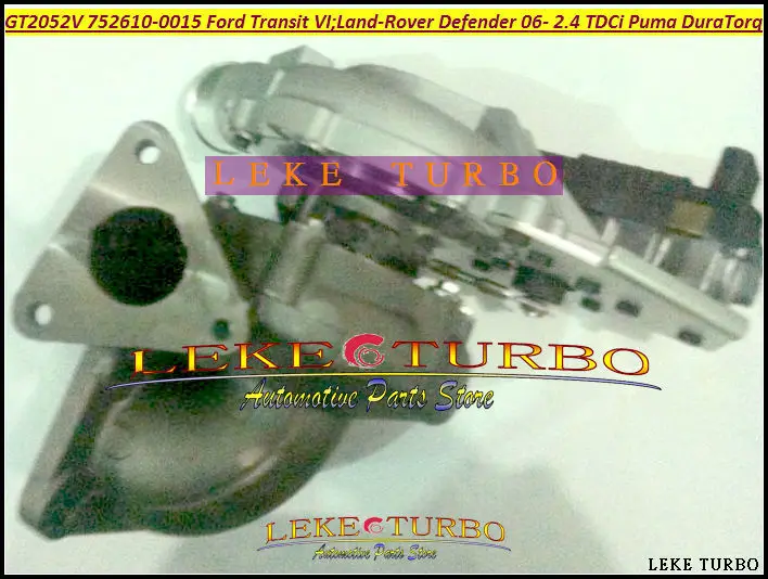 Турбо GT2052V 752610 0009 0010 6C1Q6K682EK 6C1Q6K682EL для Land Rover Defender Ford Tourneo Transit VI Пума DuraTorq 2.4L