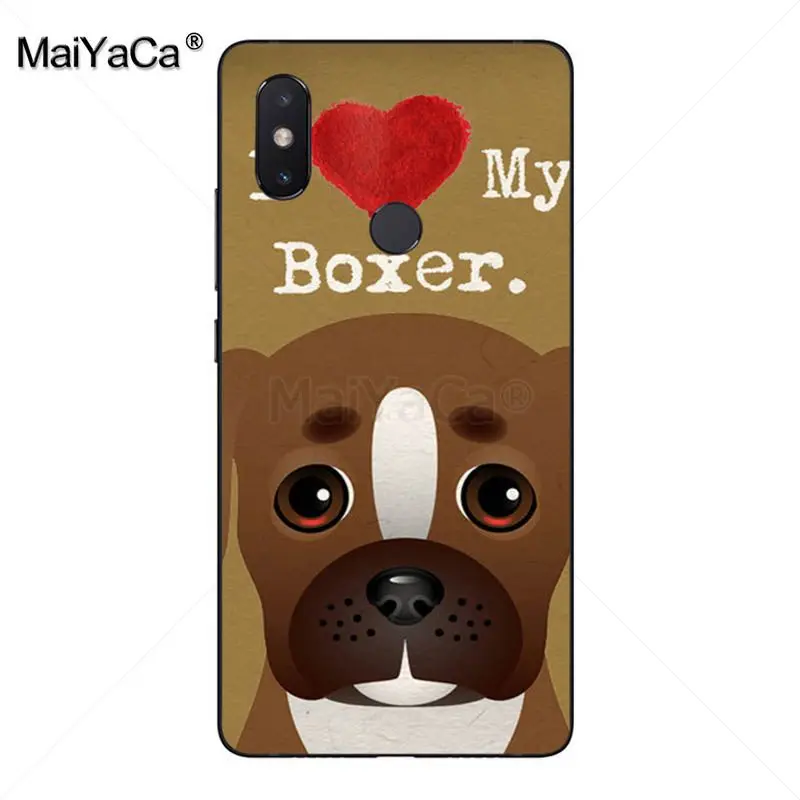 Мягкий ТПУ чехол для телефона MaiYaCa I Love My Chihuahua Dog Pug с рисунком из мультфильма xiaomi mi