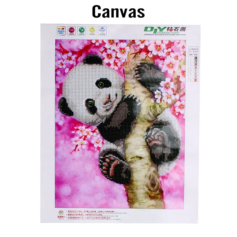 Алмазная вышивка панда для начинающих алмазная в китайском стиле простая