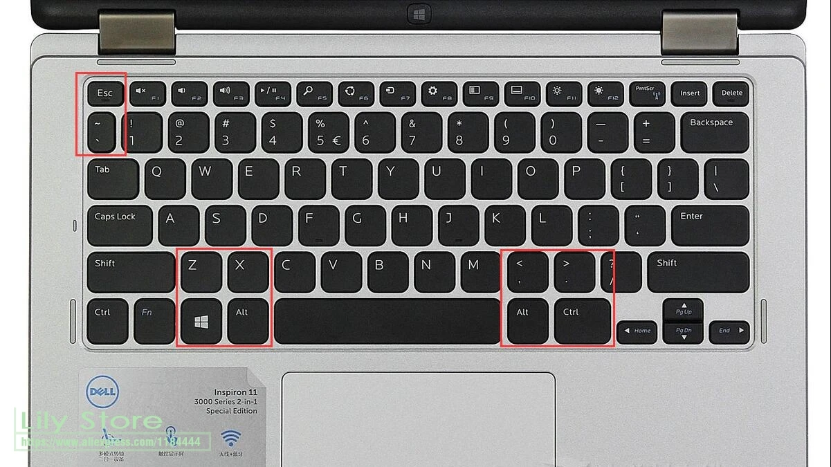 Защитный чехол для клавиатуры силиконовый 11 дюймов DELL Venue Pro 5130 7000 7130 7140 10