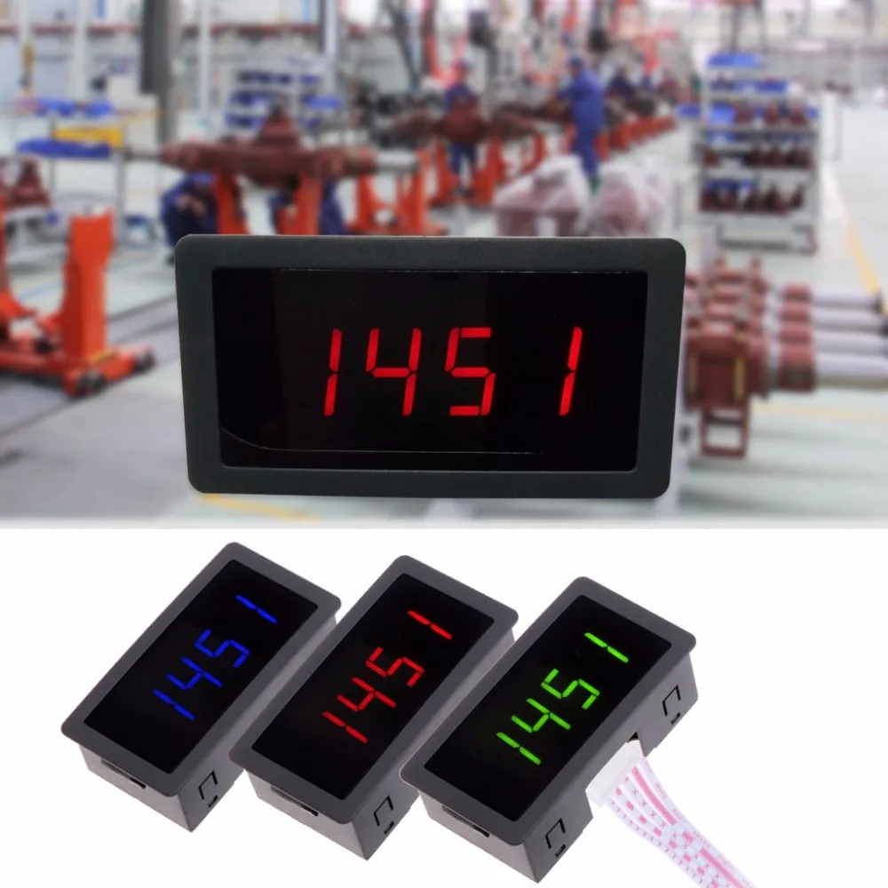 ANENG 4 цифровой светодиодный Тахометр RPM измеритель скорости + датчик приближения