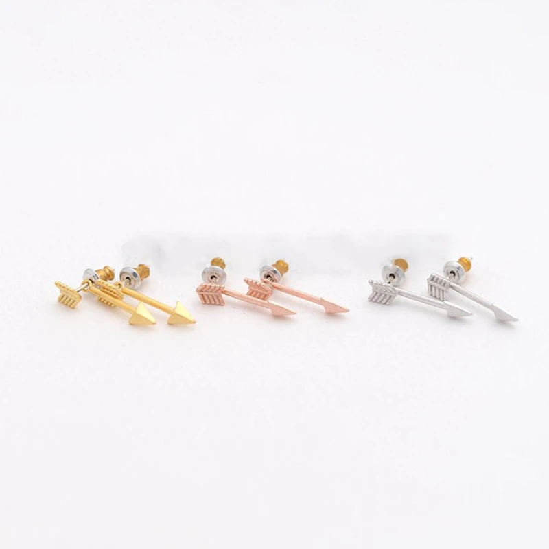 

Fashion Creative design Arrow and Tail Combination Stud Earrings for women