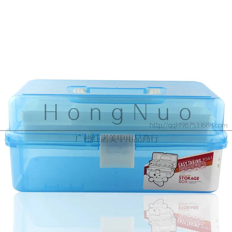 Горячие 3 Слоя Нескольких Утилита Хранения Дело профессиональный Nail Art box