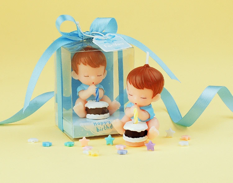 Высококачественные свечи для маленьких мальчиков без дыма * детские дня рождения