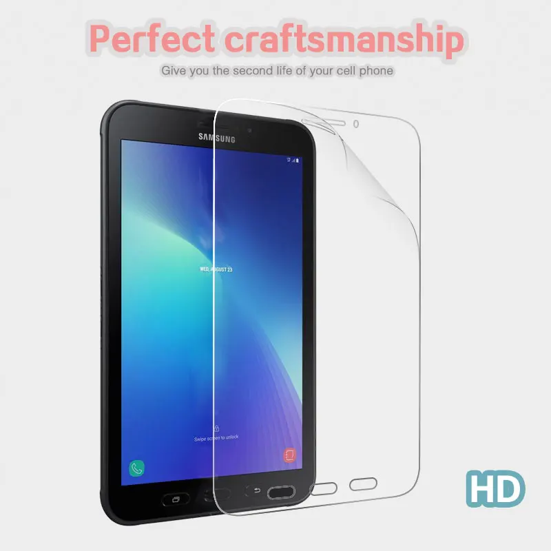 Высокий прозрачный глянцевый экран протектор пленка для samsung Galaxy Tab Active 2 T395 " передний планшет HD защитная пленка крышка