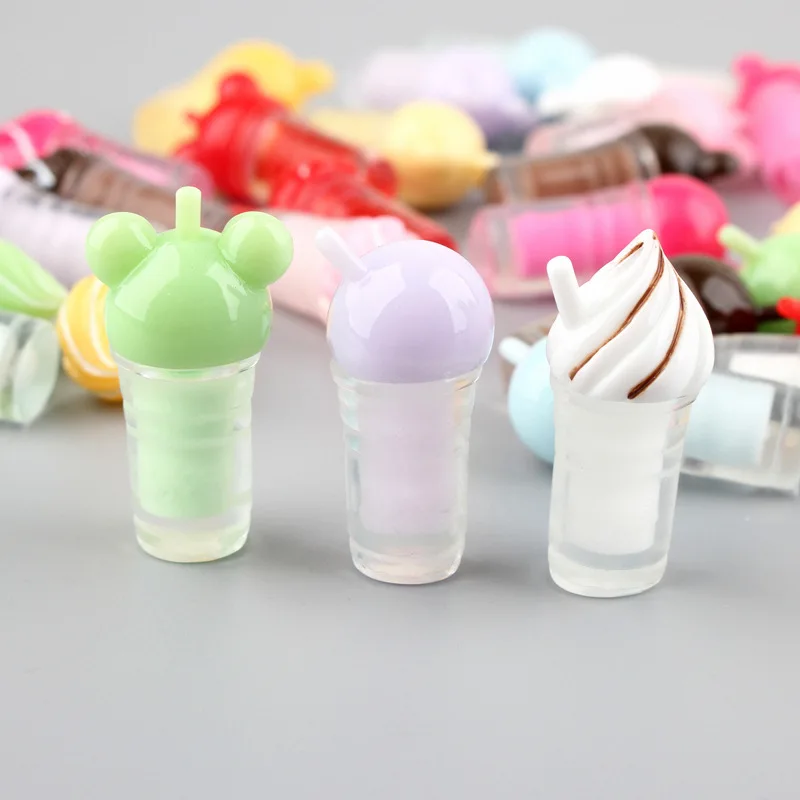 10 шт. молочные чашки для мороженого забавные DIY Аксессуары Украшение Фигурка кукольный домик Декор Миниатюрная игрушка Ремесло Сад изящное украшение