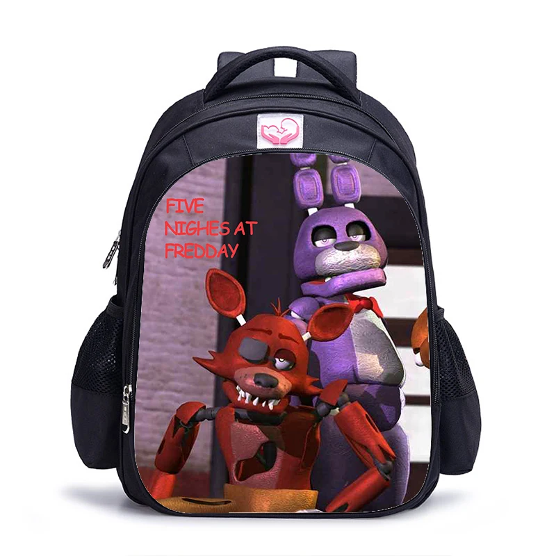 16 дюймов Five Nights At Freddys Детские рюкзаки для девочек-подростков школьные сумки ортопедический мультяшный рюкзак для детей мальчиков - Цвет: 005