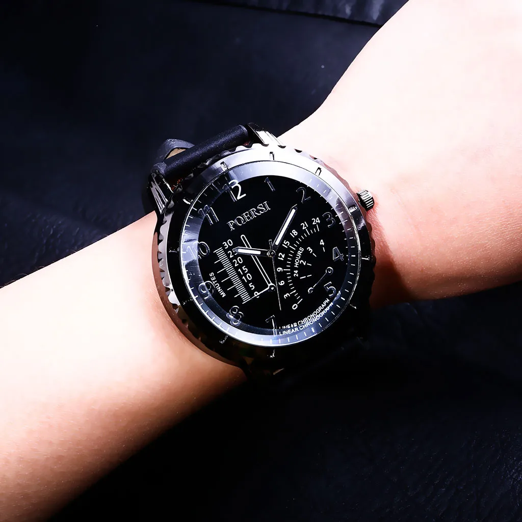 Мужские часы лучший бренд класса люкс 2019 мужские Leban Winner Quarter-show дикие