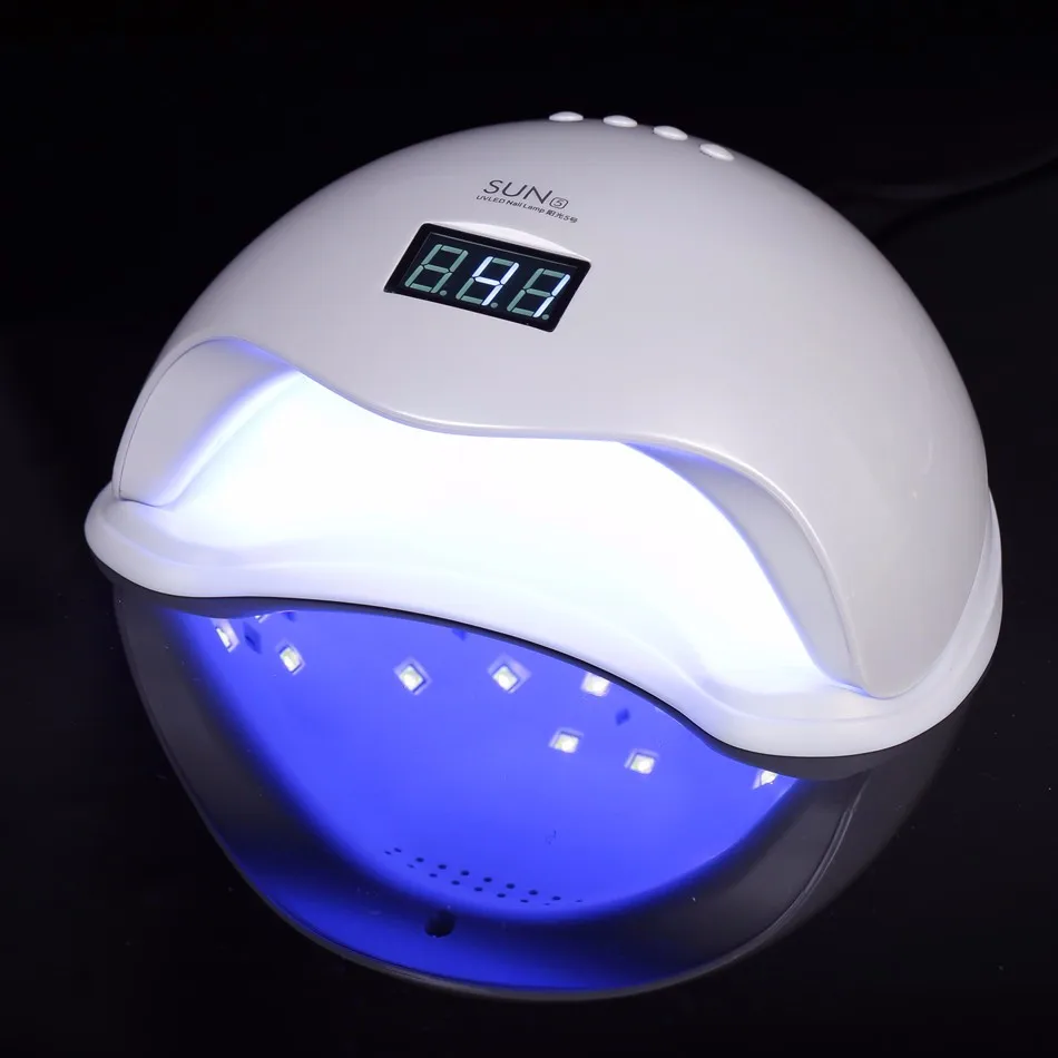 Из России) SUN5 48 Вт LED/УФ-Лампы Для Ногтей Низкая Теплового Режима Сушилка Для Ногтей Гель польский Отверждения Жесткий Гель Расширение С нижней ЖК-Дисплей Ногтей инструменты