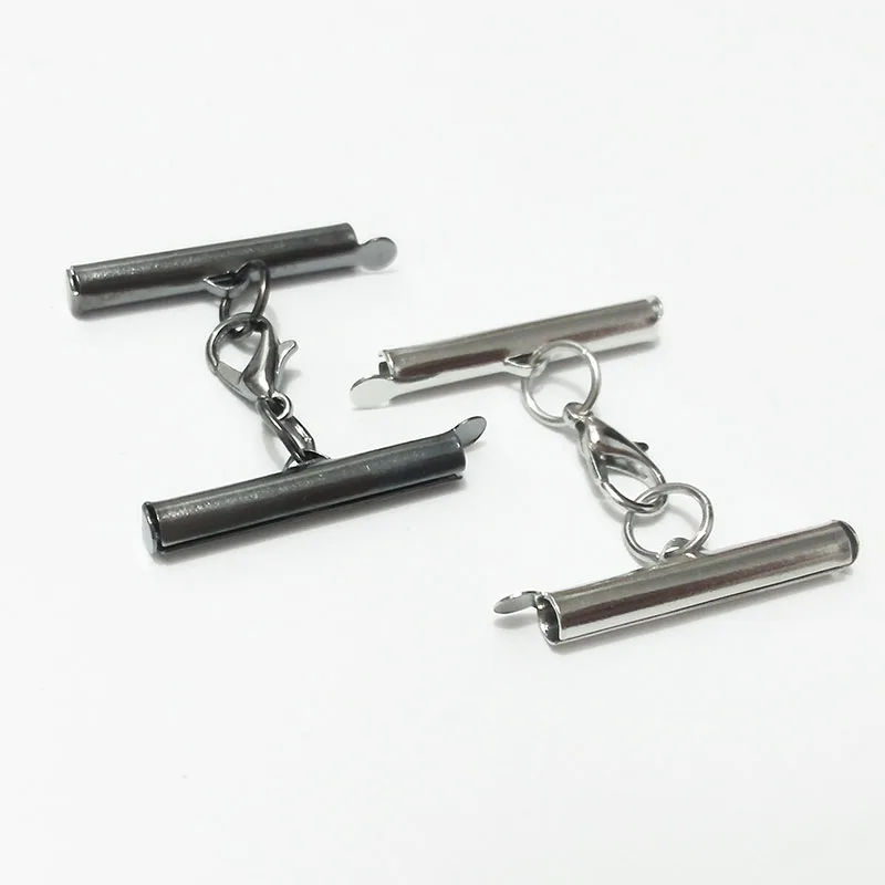 BEAUCHAMP Обжимные бусины многослойный соединитель для ожерелья поворотная Застежка