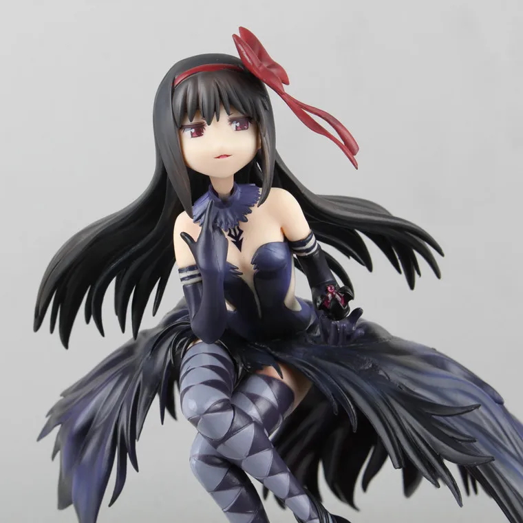 Аниме Мадока волшебная девушка Puella Magi Akemi Homura Devil Ver. 25 см ПВХ фигурка коллекция моделей кукол модель сексуальная девушка игрушка
