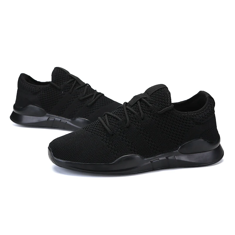 Black Weweya, белые кроссовки, мужские кроссовки, легкие, zapatillas hombre deportiva, брендовая спортивная обувь, chaussure sport homme - Цвет: Black