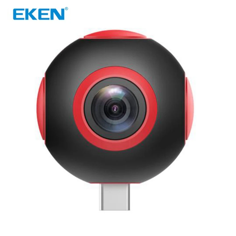 Eken Пано Live 360 градусов 1920 960 двойной Камера сделано для Android Совместимость с Тип C