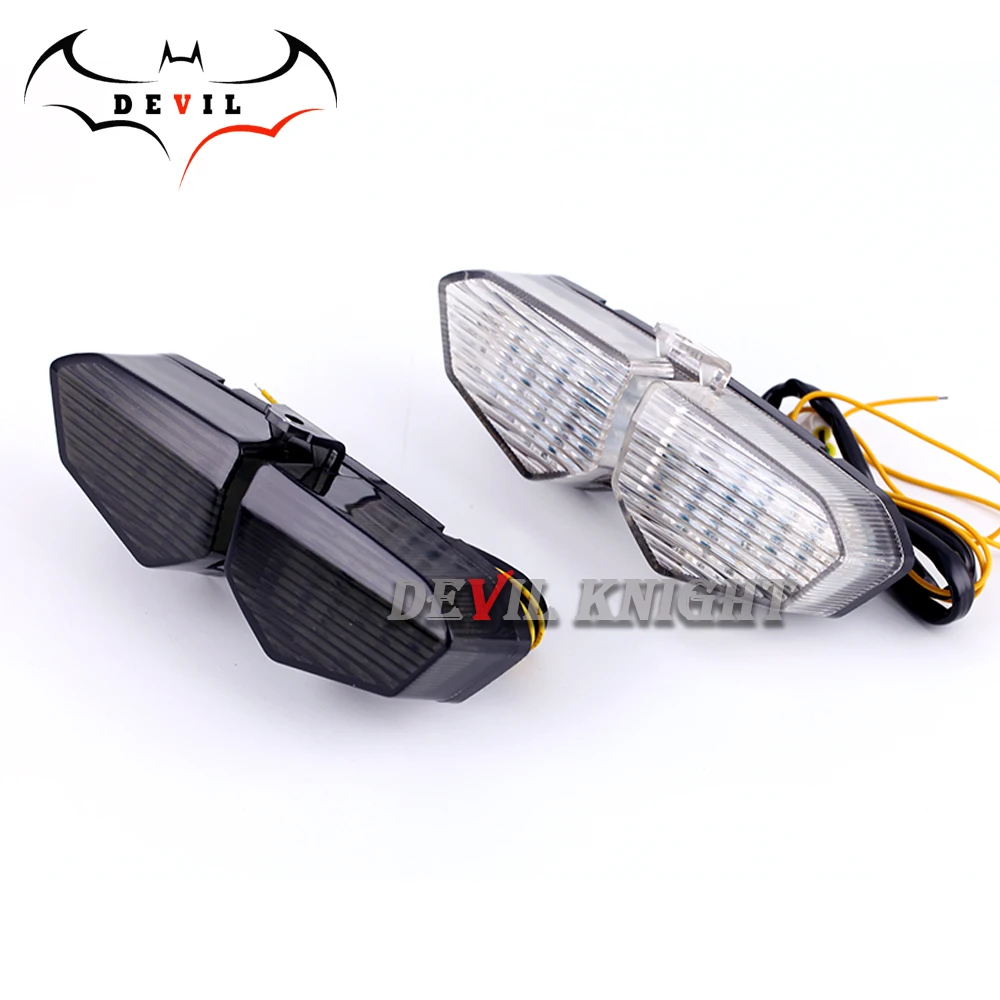 Для Yamaha YZF R6 2003 2004 2005 задний светильник, сигнал поворота, встроенный светодиодный светильник, аксессуары для мотоциклов, мотоциклетный светильник