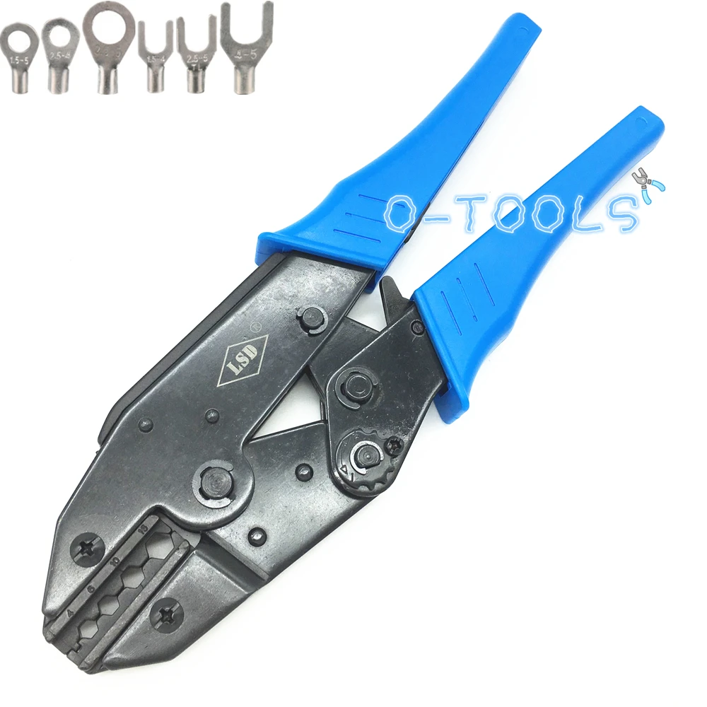 Клещи для обжима неизолированных лопаточных клемм инструмент кабельных