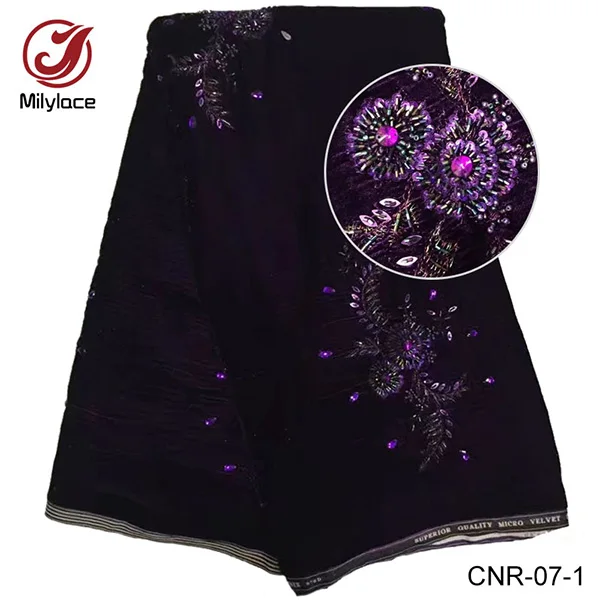 Mliylace Silk Velcet Lace Fabric With Stones 5 Yards Multi Pattern Belgium High Quality For Dress CNR-07 | Дом и сад