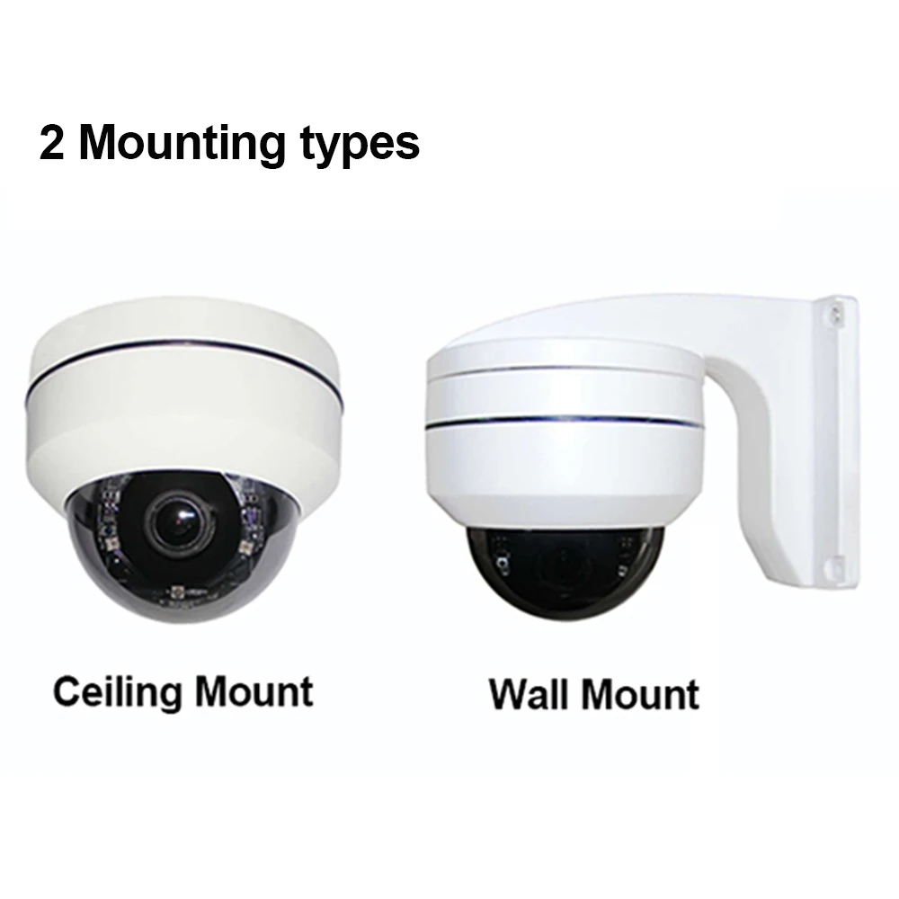 CCTV безопасности H.265 5MP Мини скоростная купольная PTZ камера 5 мегапикселей ip-камера Pan Tilt ONVIF IR 50 м 4X ZOOM IR P2P управление телефоном