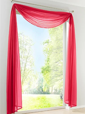 1PC Тотальная распродажа, Cortinas Dormitorio шторы Terri Тюль ламбрекен ткани Diy Подзор для портьеры на окна и двери для Спальня - Цвет: 1PC