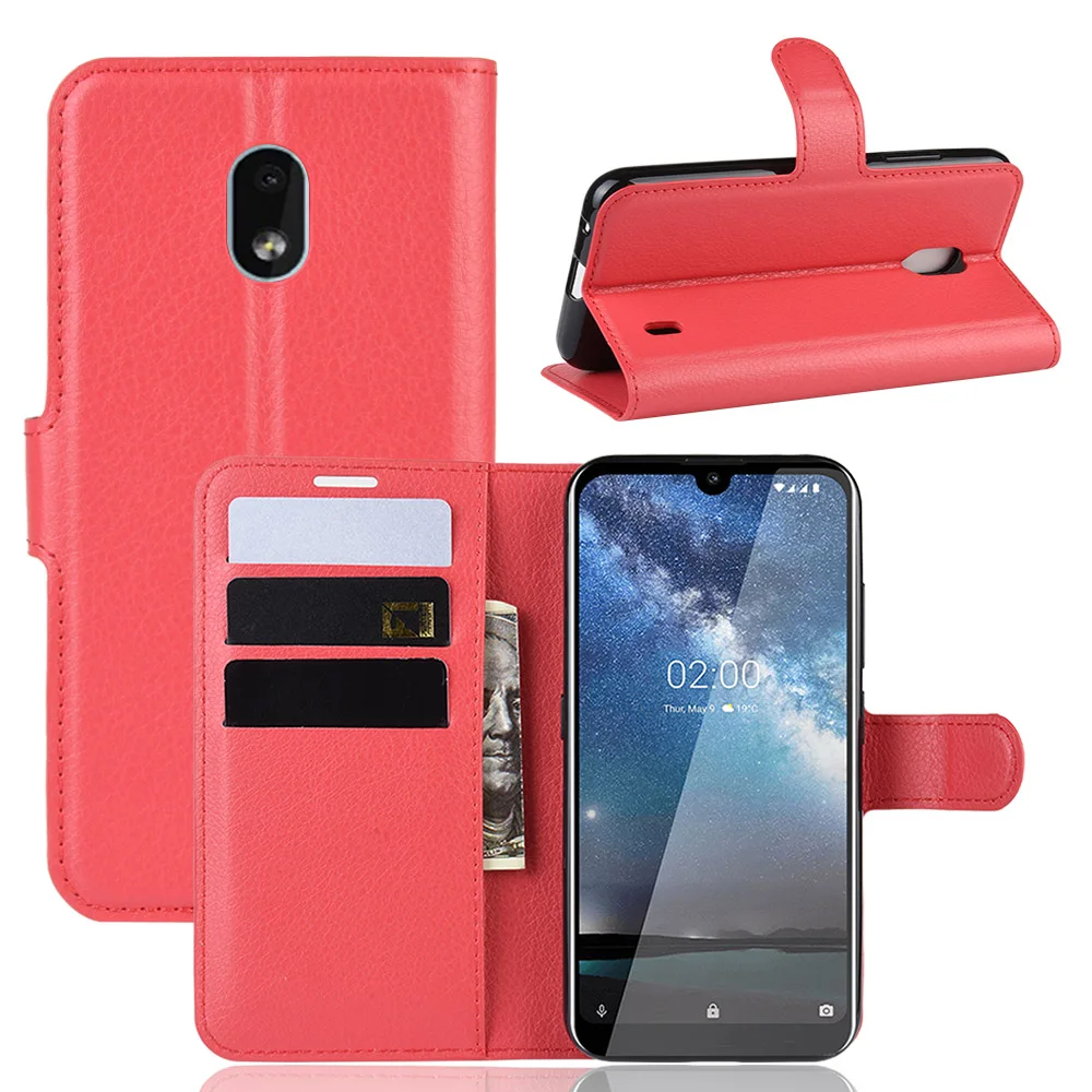 Для Nokia Lumia 2,2 чехол премиум-класса из искусственной кожи слот для карт чехол-портмоне с функцией подставки чехол для Nokia 2,2 TA-1188 TA-1191TA-1179 TA-1183 2,3 3,2 4,2