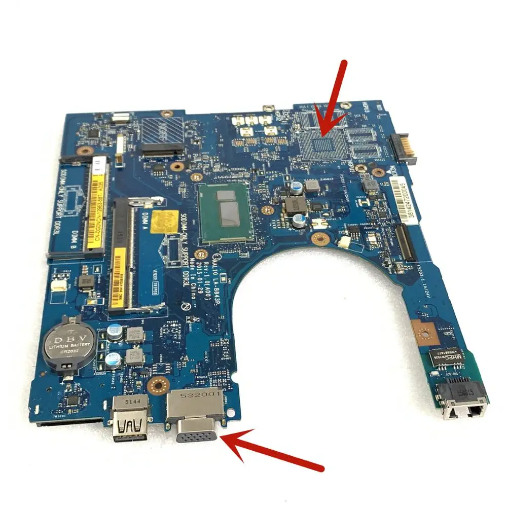KEFU CN-0G0NCN G0NCN для Dell VOSTRO 3458 3558 материнская плата для ноутбука AAL10 LA-B843P REV: 1,0(A00) I5-4210U материнская плата с портом VGA