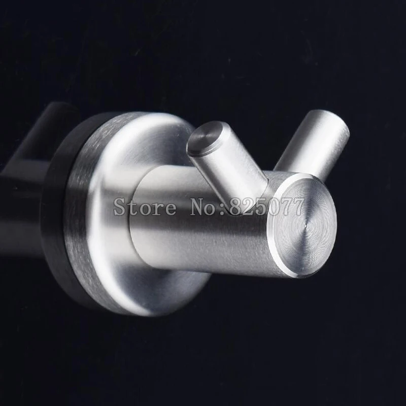 DHL 50X домашний декор для кухни и ванной комнаты, новый стиль, вешалка для пальто/шляпы/сумок, двойной крючок JF1260