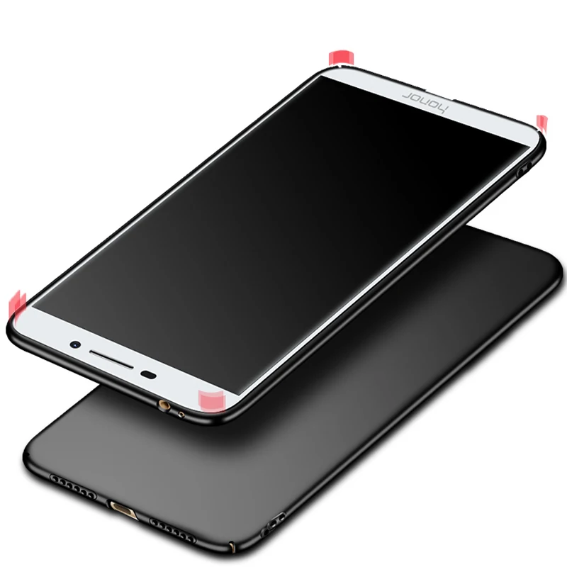 Honor 6C case thin hard matte for Huawei full protective back cover +tempered glass protector 7C |