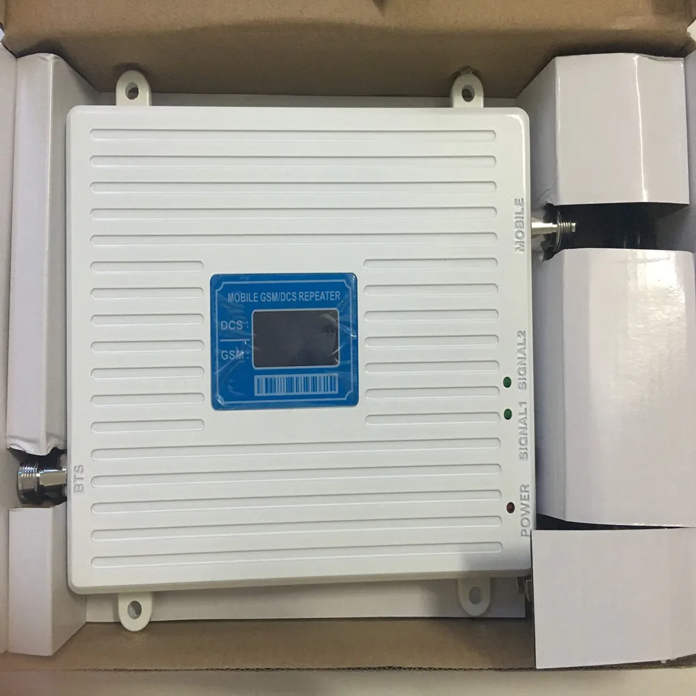 Полный комплект белый 4G DCS 1800MHz 2G GSM 900 Mhz усилитель сигнала мобильного телефона 1800