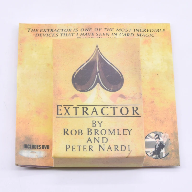 Extractor (gimick + DVD) магические трюки крупным планом Magia карты в карман магии ментализм