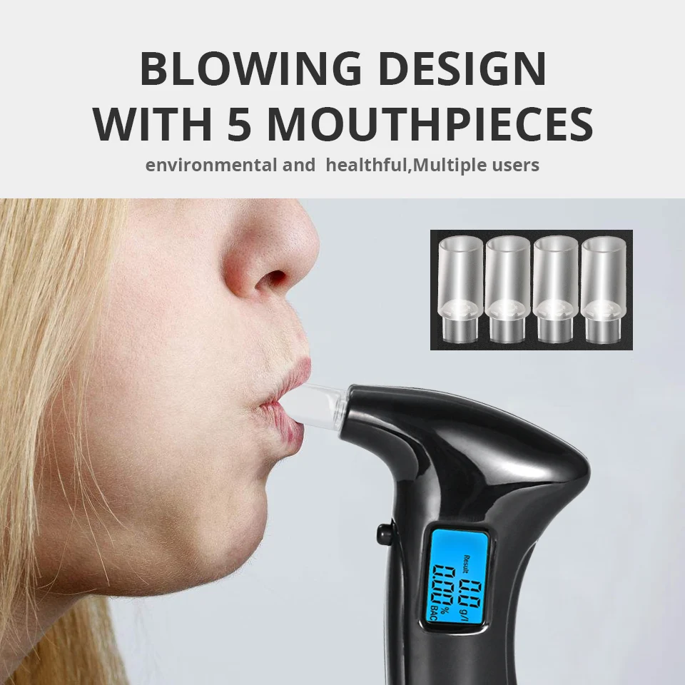 Partol портативный цифровой ЖК-тестер спирта для дыхания Профессиональный