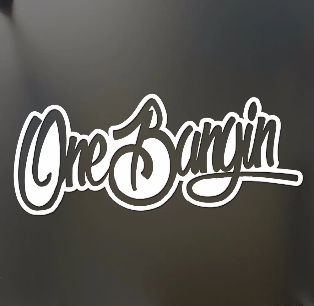 Один Bangin banger стикер Забавный скутер Ruckus JDM пониженная виниловая