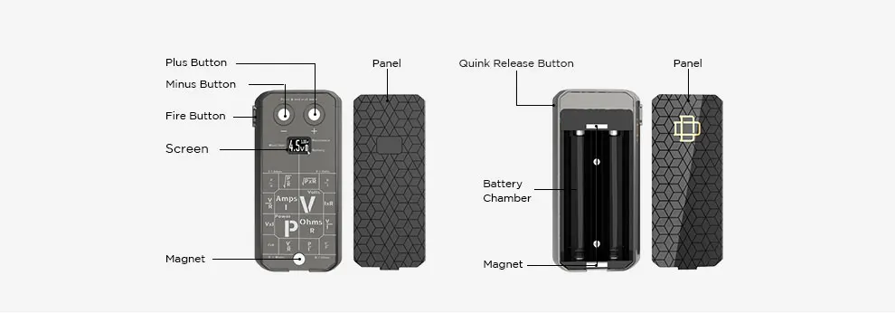 Augvape Druga Фокси» из мультфильма для мальчика, коробка модов Quick Release лакированная 150 Вт Dual 18650 батарея vv Mod OLED Дисплей сопротивление электронная сигарета мод