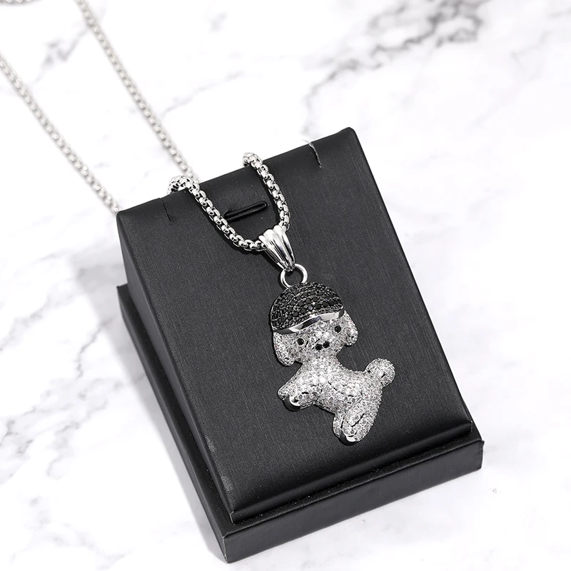 

Cute Vintage Dog Necklaces& Pendants Chain Women Girl Gifts Accessories Statement Jewelry