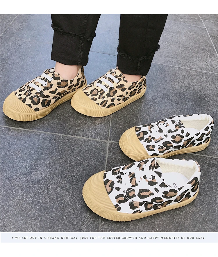 Kids Toddler Baby Little Boys Girls Slip-On Leopard Flat Canvas Sports Shoes For Sneakers New 1 2 3 4 5 6 7 Years | Детская одежда и