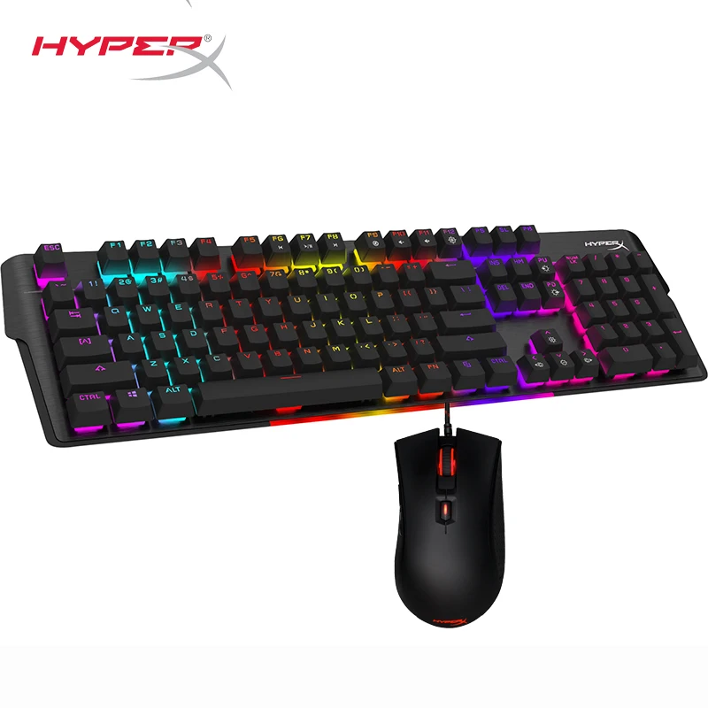 KINGSTON HyperX Mars механическая клавиатура RGB Gaming Keyboard Pulsefire FPS профессиональный игровой