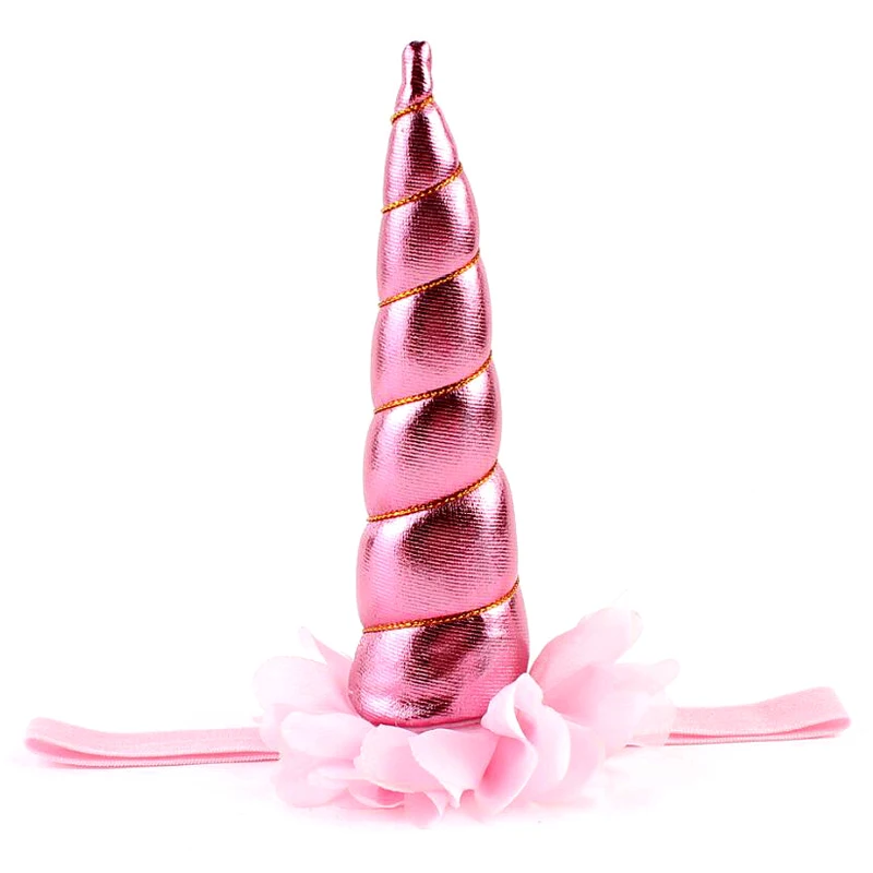 ZOPHIL Блестящий головной убор для вечеринки повязка на голову с рогом единорога