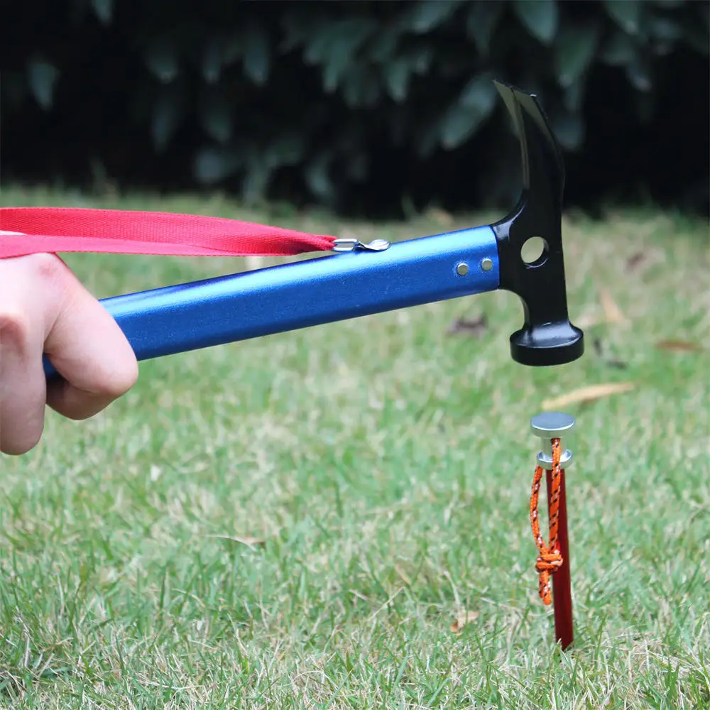 Алюминиевая Сверхлегкая палатка для кемпинга молоток гвоздей на открытом