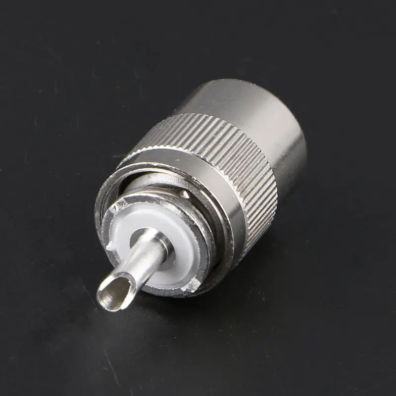 

OOTDTY UHF Male PL259 Plug Solder RG8 RG213 LMR400 7D-FB Cable Connector Silver