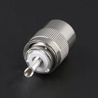 ootdty uhf male pl259 plug solder rg8 rg213 lmr400 7d fb cable connector silver