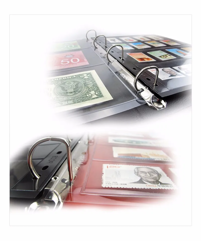 810473 197 мм* 62 мм* 4 ряда, PCCB-MINGT J3.0 альбом BINDER вставить штамп страницы листов [9-HOLE standard], 20 шт./лот