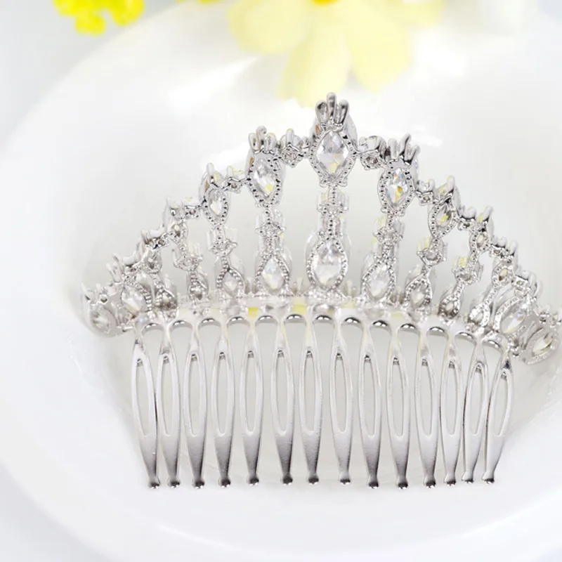 LUOTEEMI кубические цирконы Свадебная обувь с украшением в виде кристаллов диадемы