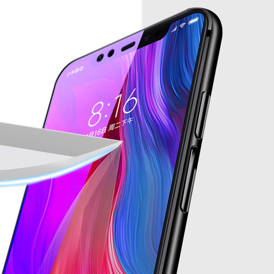 Для Xiaomi mi 6 8 9 для Red mi Note 7 Pro K20 F1 анти Blu-Ray анти-Фиолетовый УФ закаленный стеклянный экран Защитная пленка для телефона
