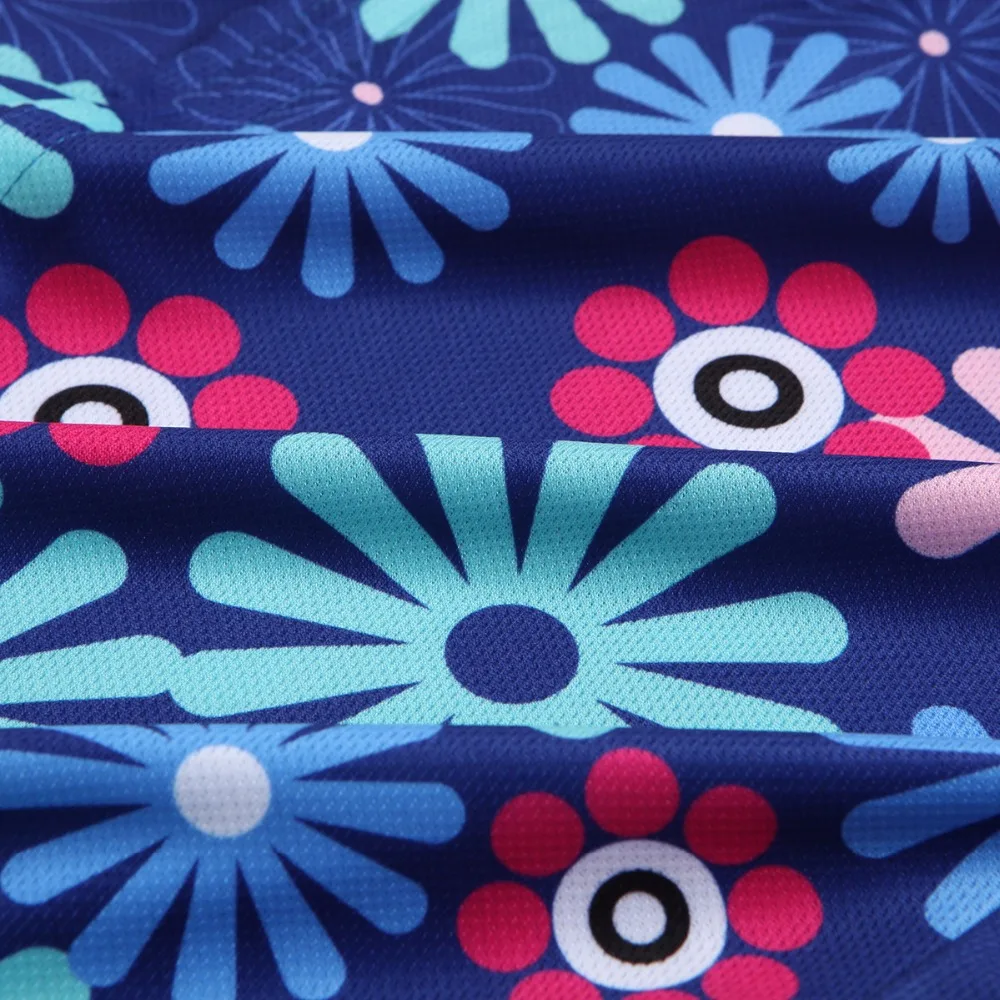 Футболка Sedrick мужская с цветочным рисунком Джерси коротким рукавом для езды на