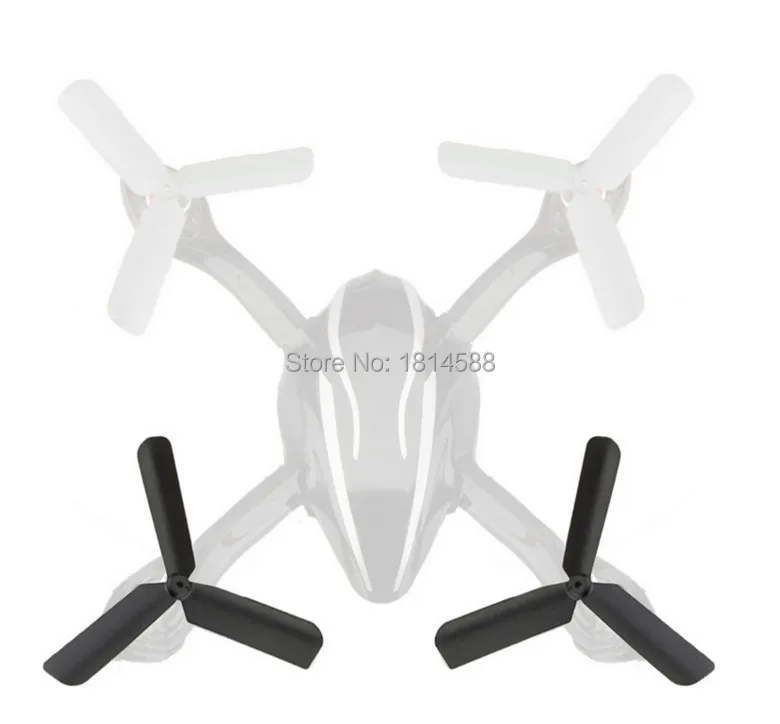 4 Pairs Upgrade Version 3-Blade CW/CCW Propeller for Hubsan X4 H107/H107C/H107L/H107D H108 H108C YD918 JXD385 RC Quadcopter Part | Игрушки и